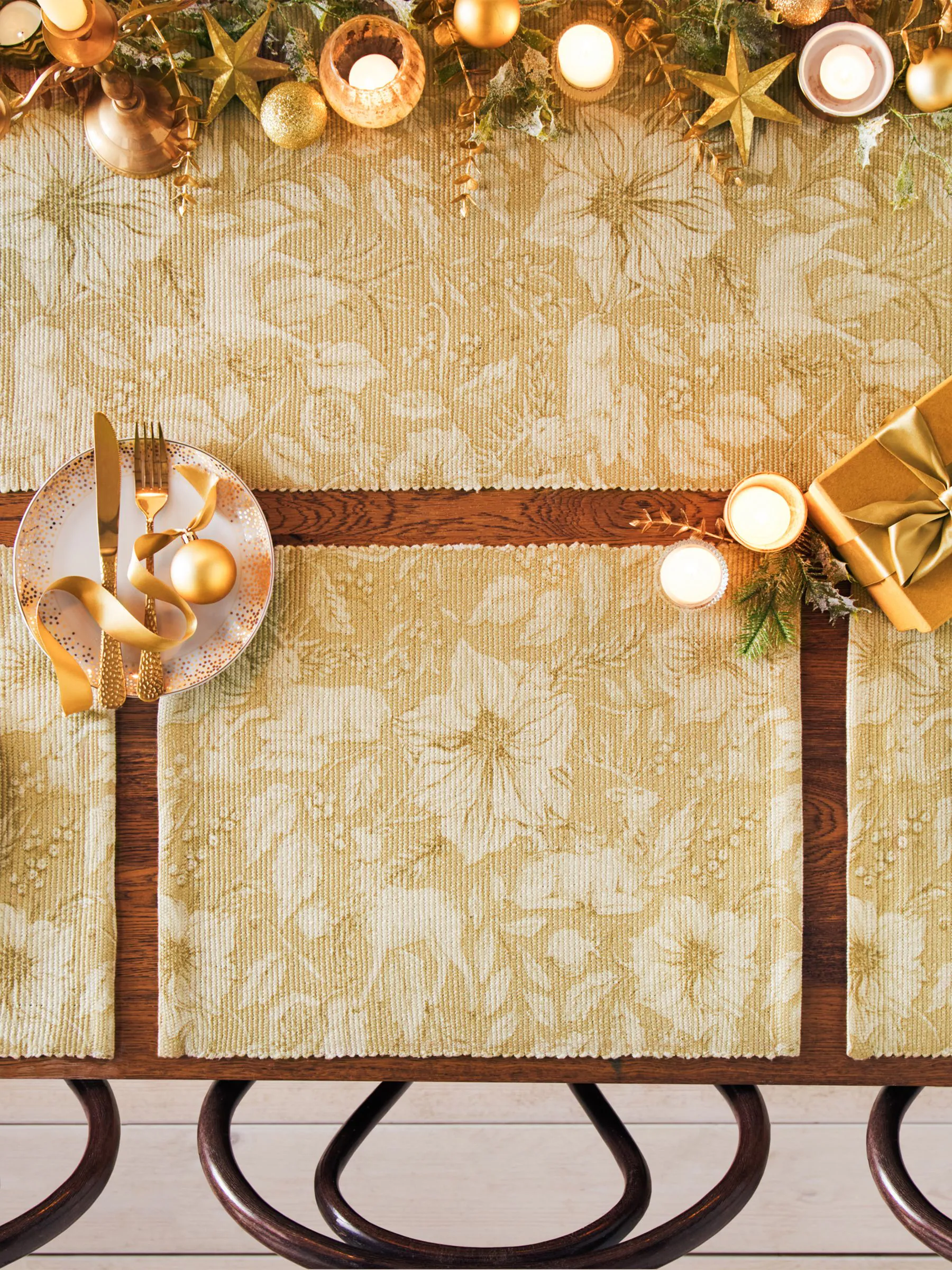 Paoletti - Set van 4 tafelplacemats met hert