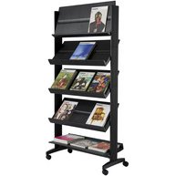 Porte-prospectus Uno easyDisplays, 5 étagères