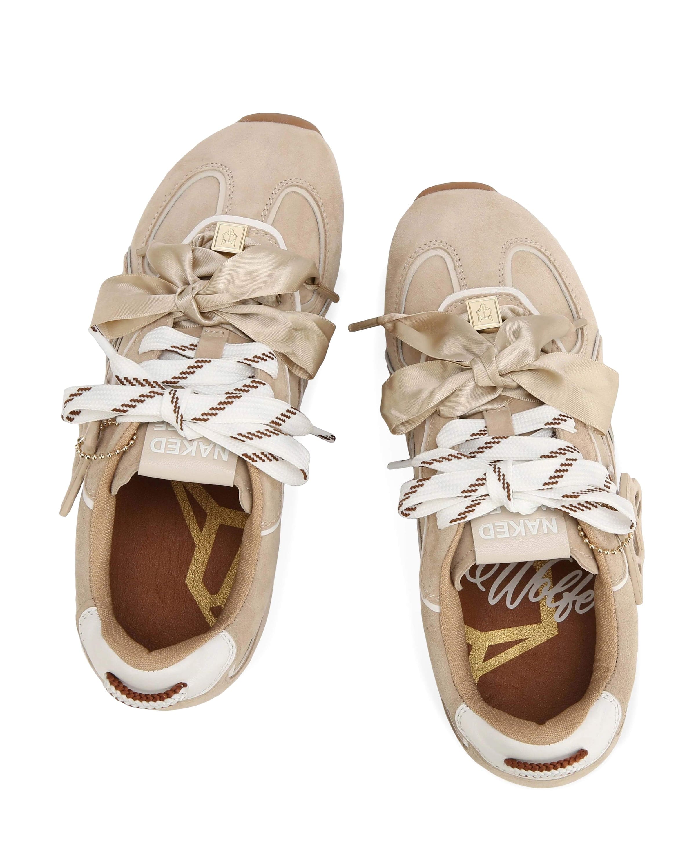 Naked Wolfe dames sneakers beige