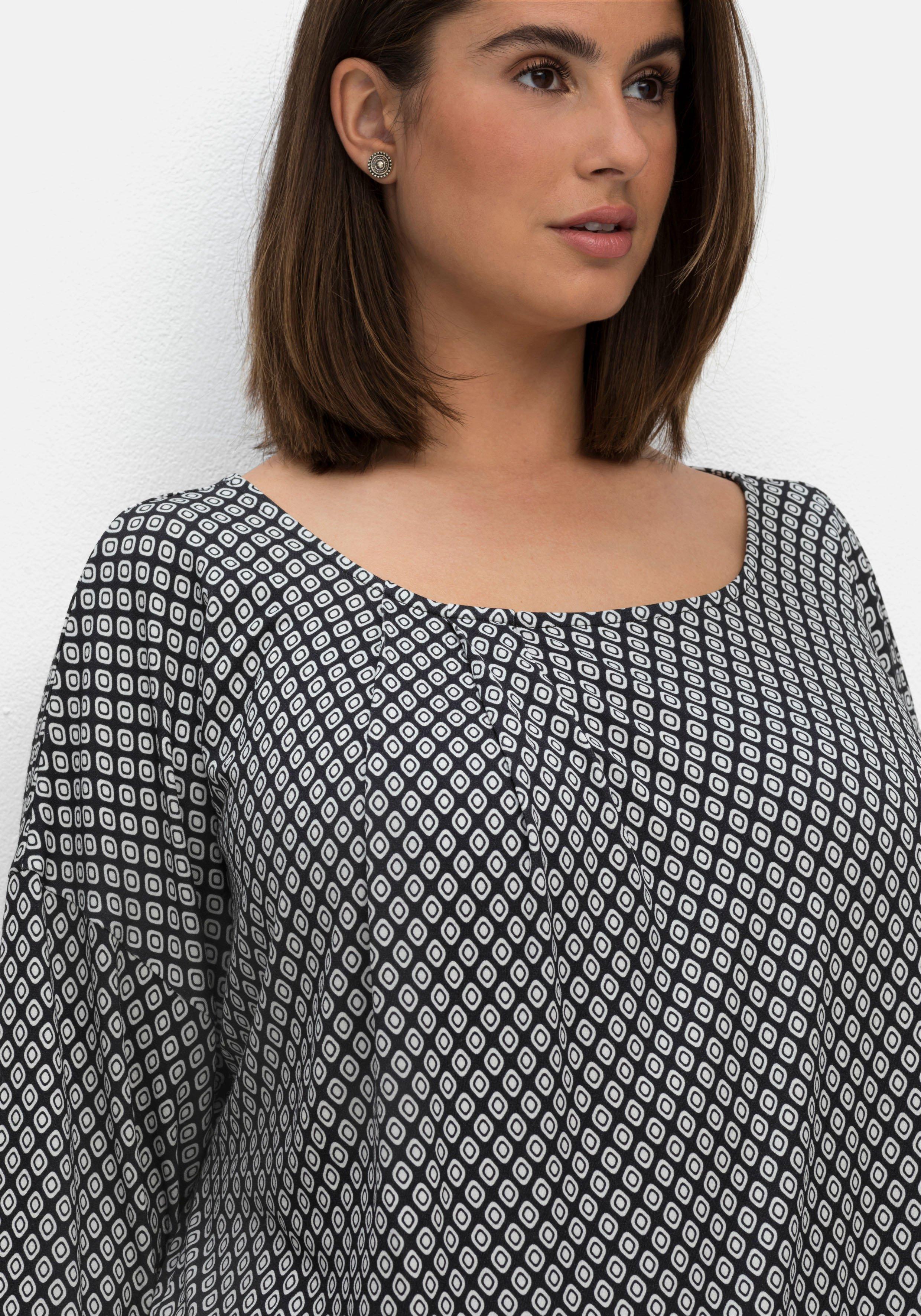 Shirt mit grafischem Druck und 3/4-Arm