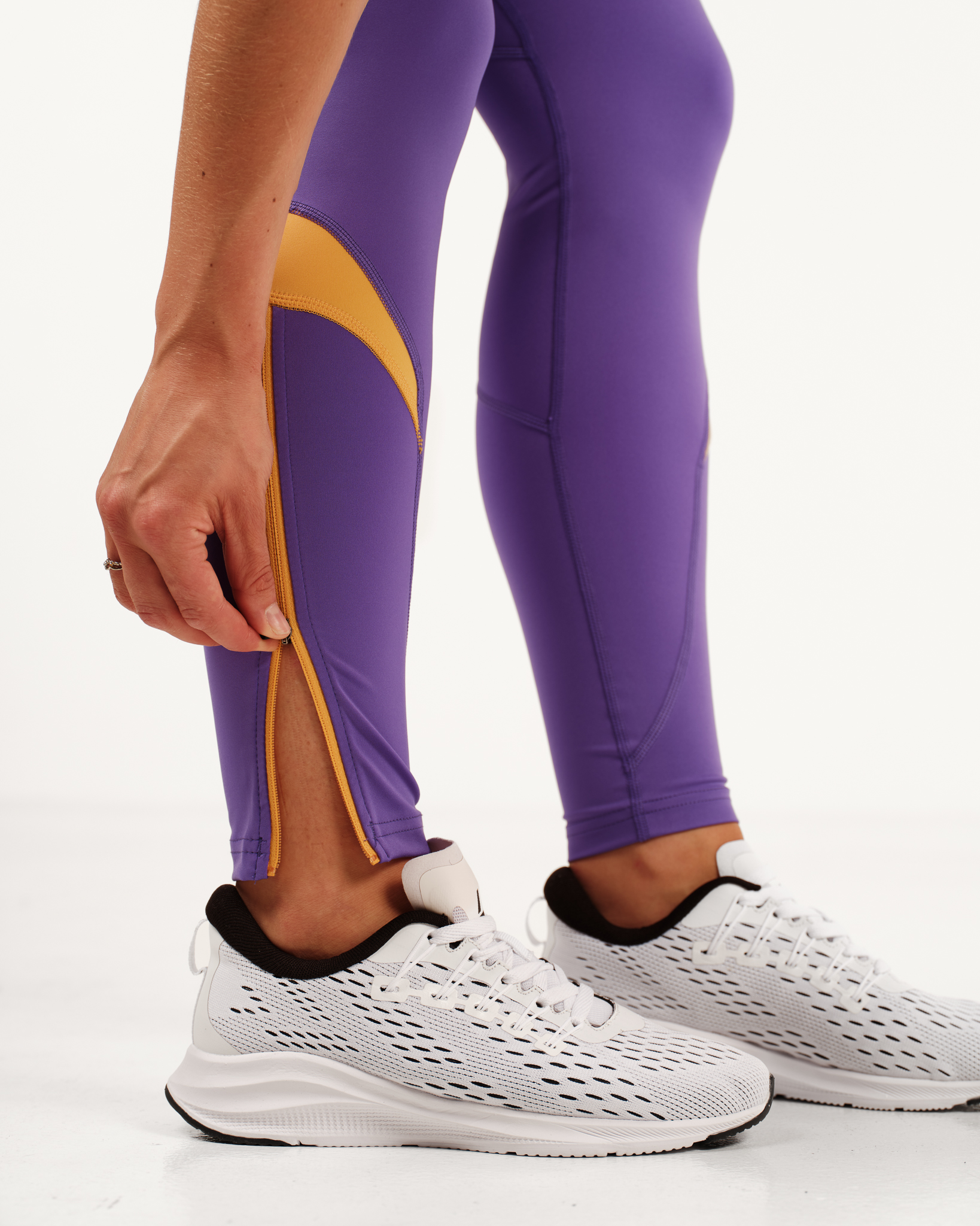 LEVITY Trail Performance Tights Satin Sky\Yellow
