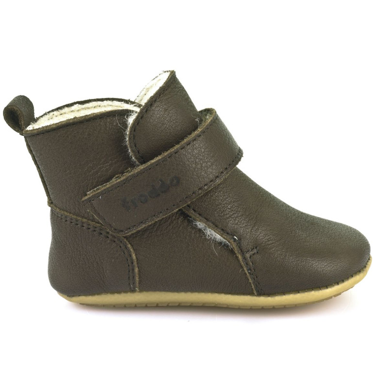 Froddo Froddo Prewalkers botte fourrée scratch chocolat