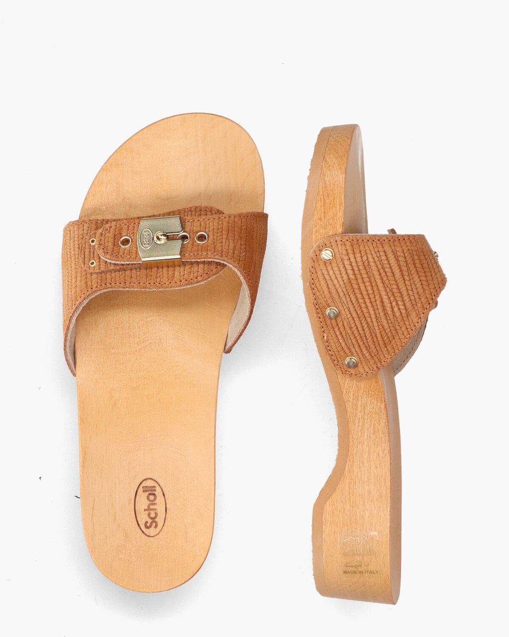 Scholl Pescura Heel Cognac Damesslippers