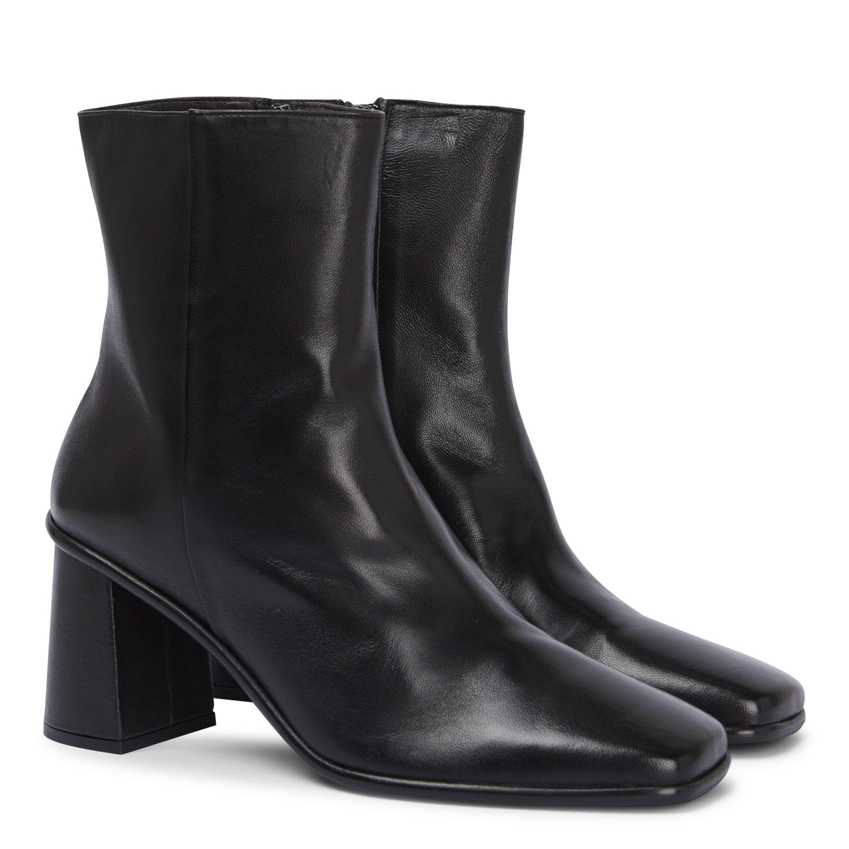 Bottines en cuir | Noir