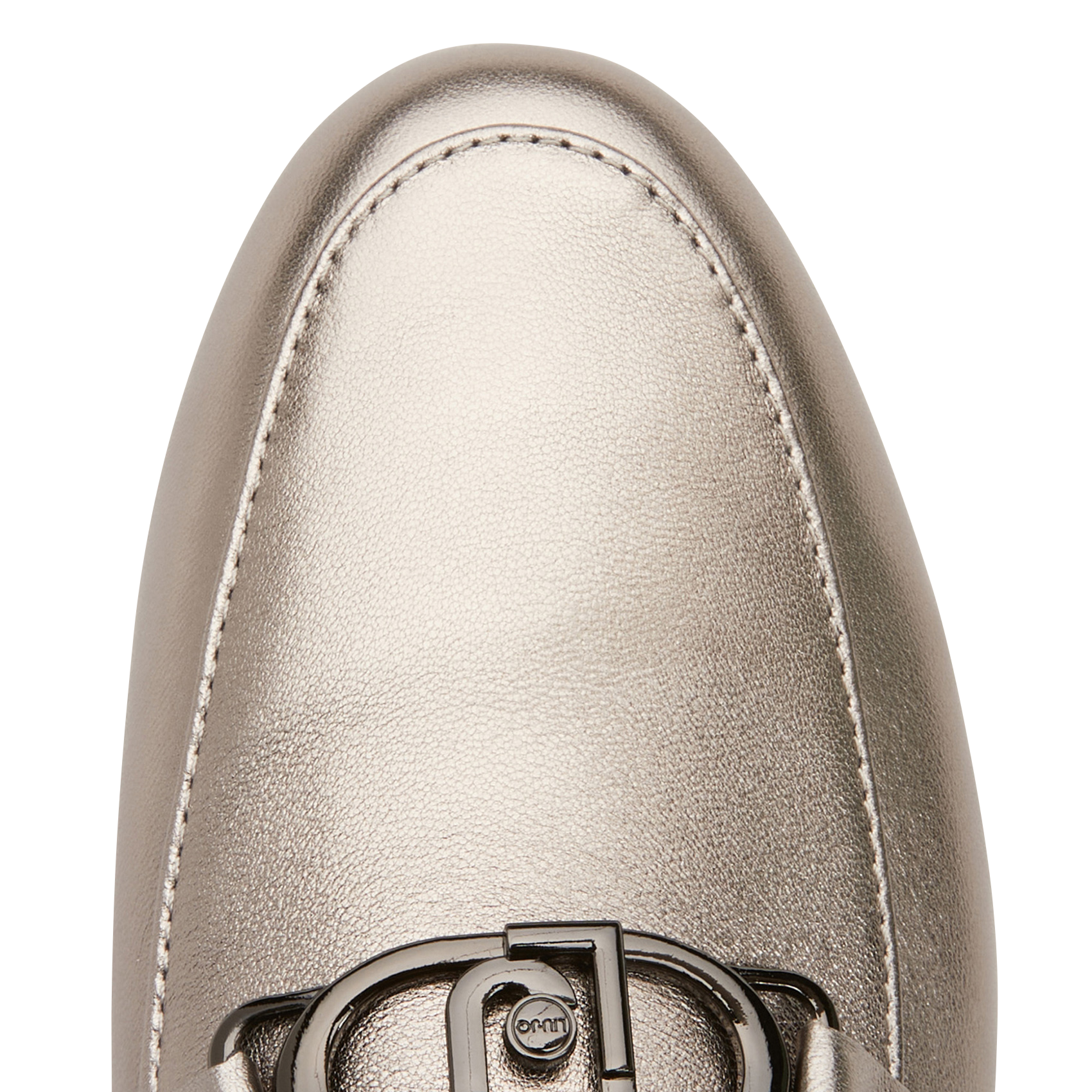 EMEL 01 - Mocassins en cuir métallisé| Argent