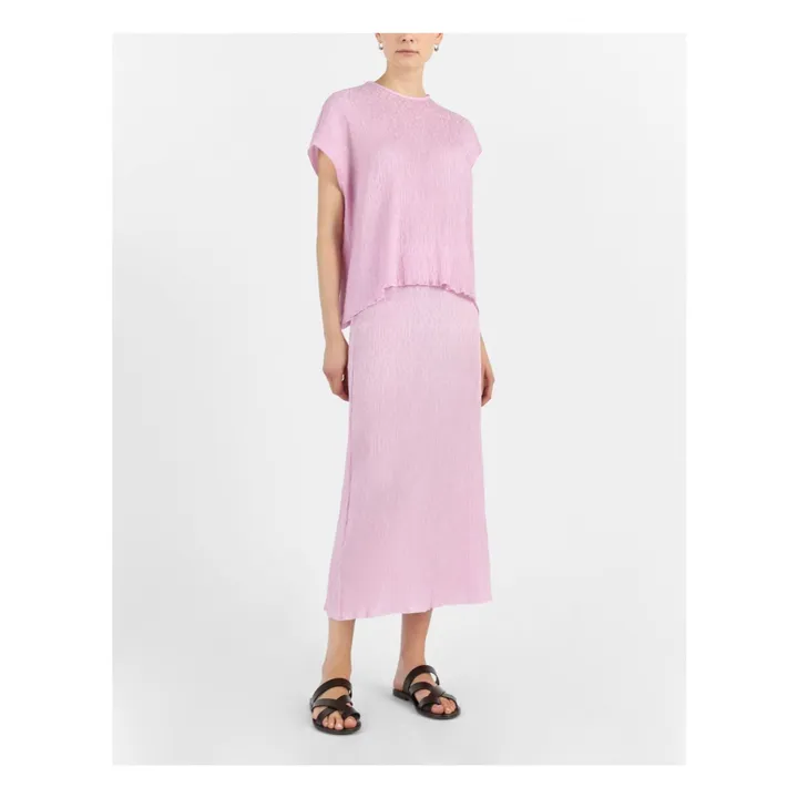 Masscob Top Dana Soie et Coton | Rose