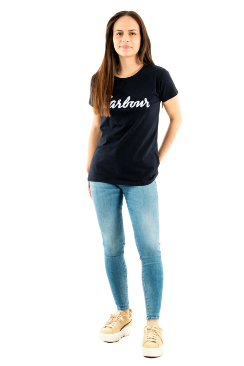 tee shirt barbour rebecca bleu