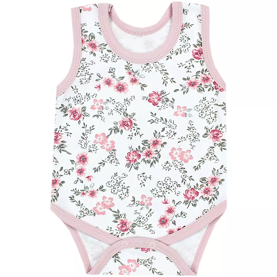 TupTam Baby Mädchen Achselbody 5er Pack altrosa