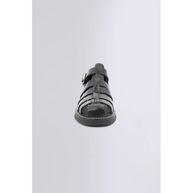 Kick lergo Noir SANDALES Cuir Femme