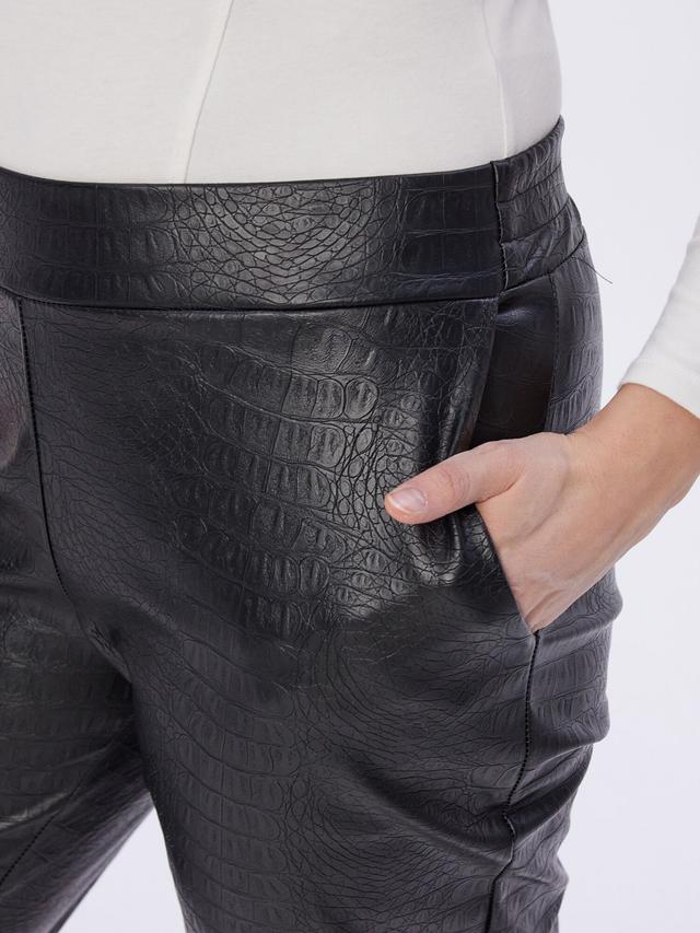 Jogpants Krokolederoptik