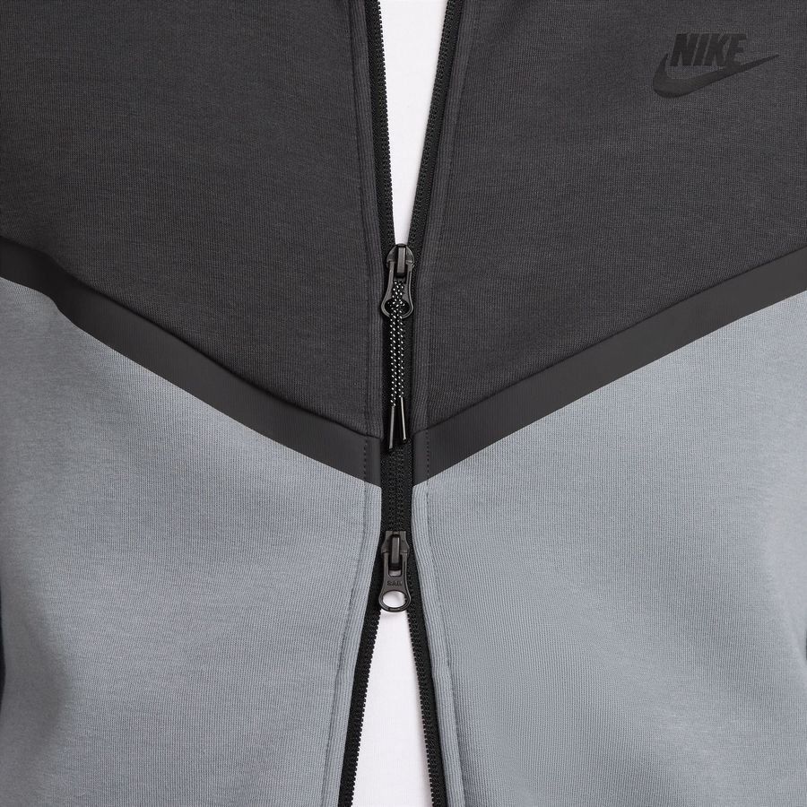 Nike Sweat à Capuche Tech Fleece 24 FZ - Gris/Noir