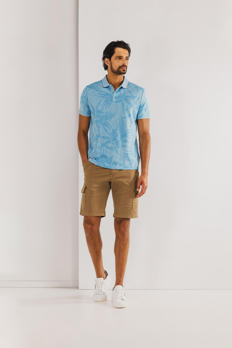 State of Art blauwe heren polo
