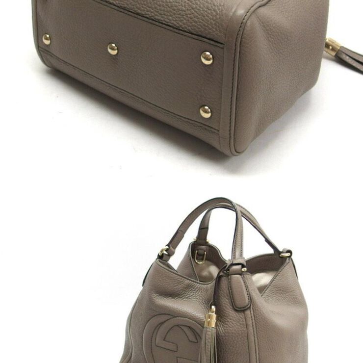 Gucci Vintage Gucci Shoulder Bag Brown