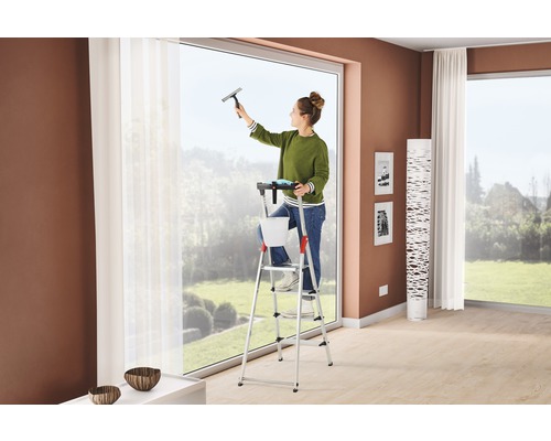 Hailo L80 ComfortLine Aluminium Veiligheidstrap 5 Treden