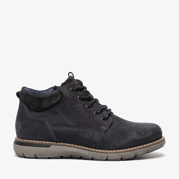 Hush Puppies leren heren veterschoenen blauw