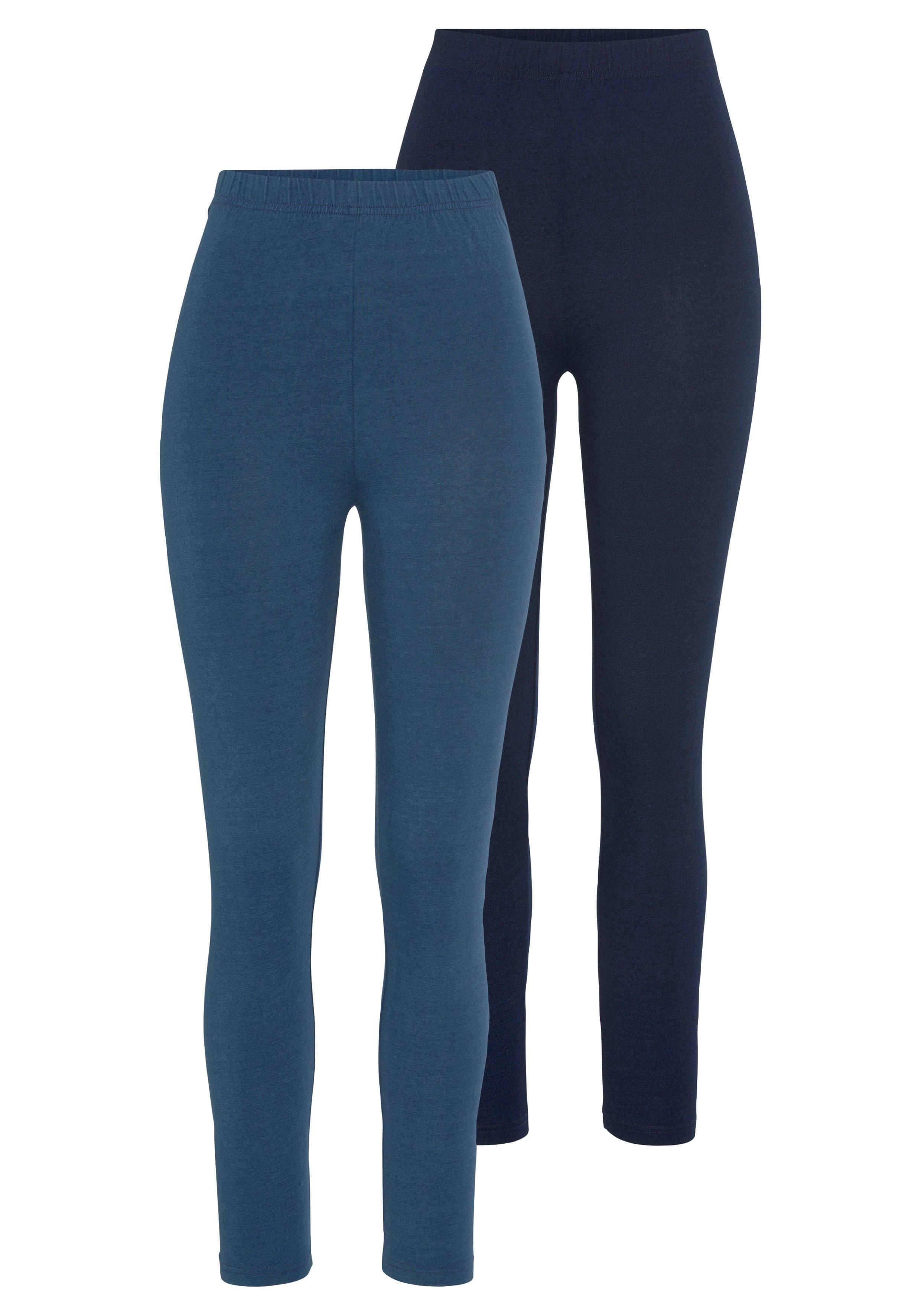 Doppelpack Leggings mit Gummibund