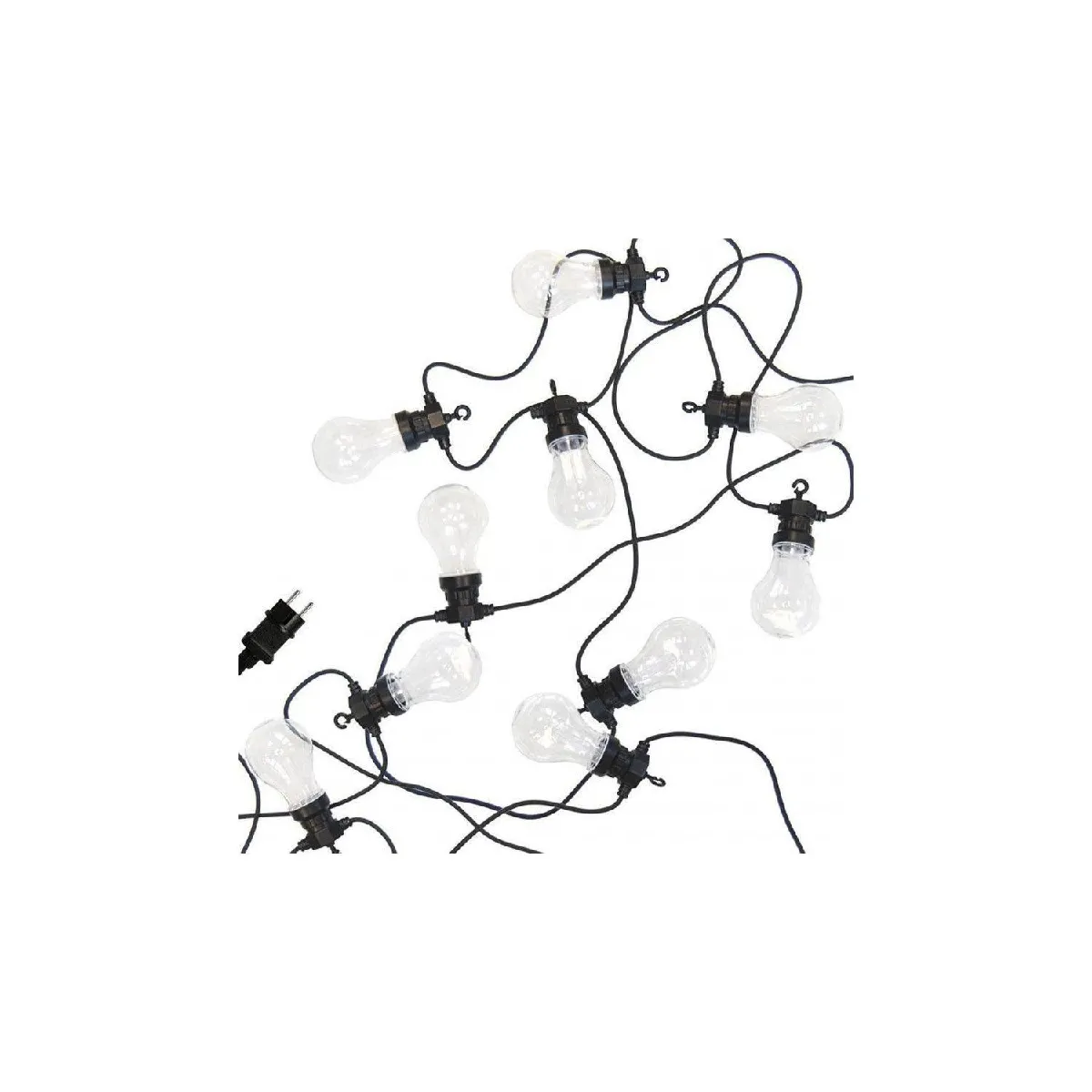 ProGarden Guirlande LED Extérieure 20 Ampoules