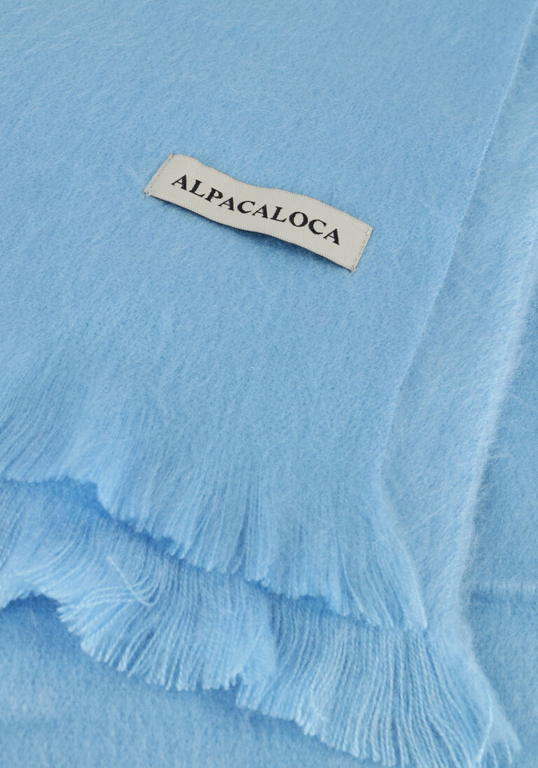 ALPACA LOCA blauwe alpaca loca sjaal scarf