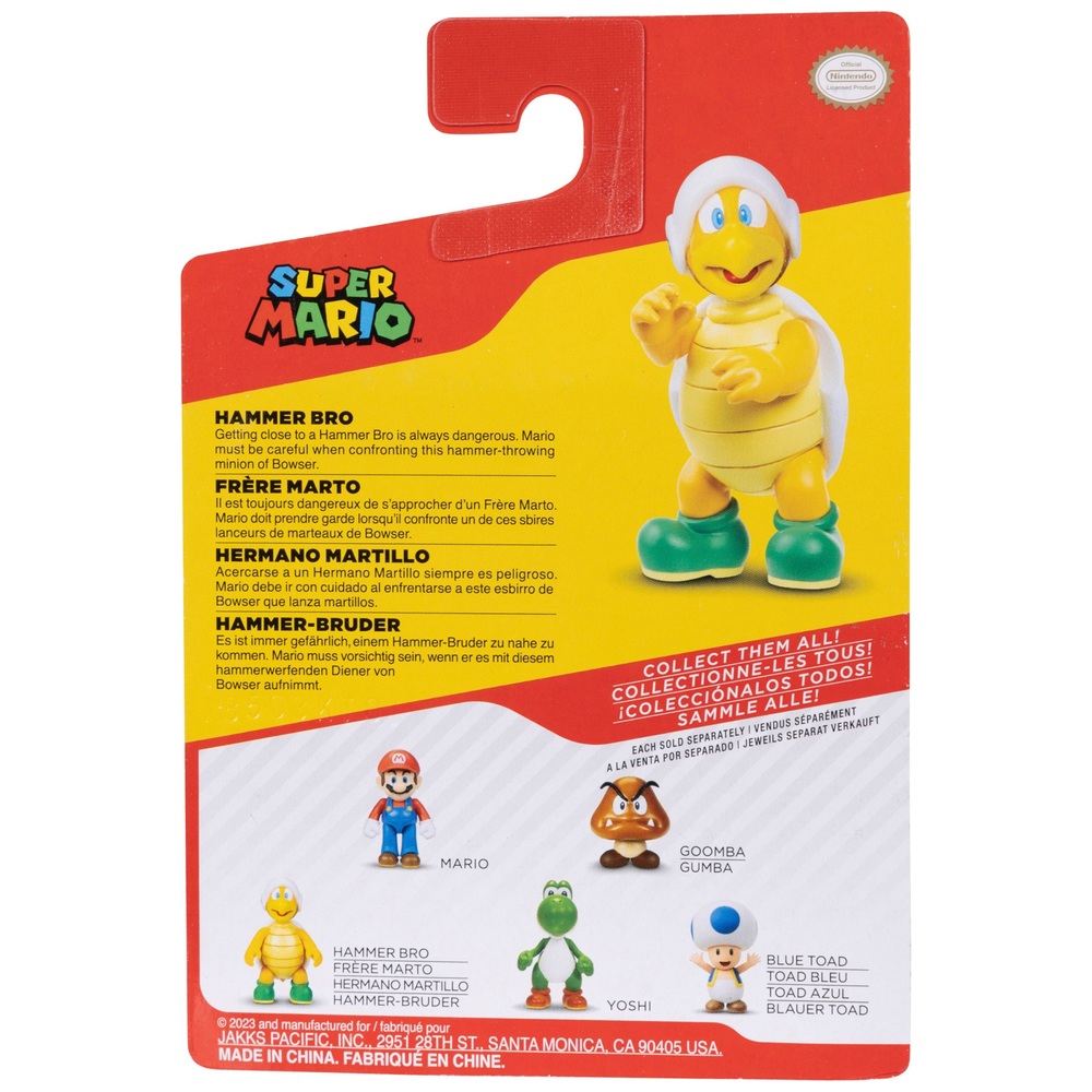 Nintendo Super Mario 6cm Hammer Bro Figur