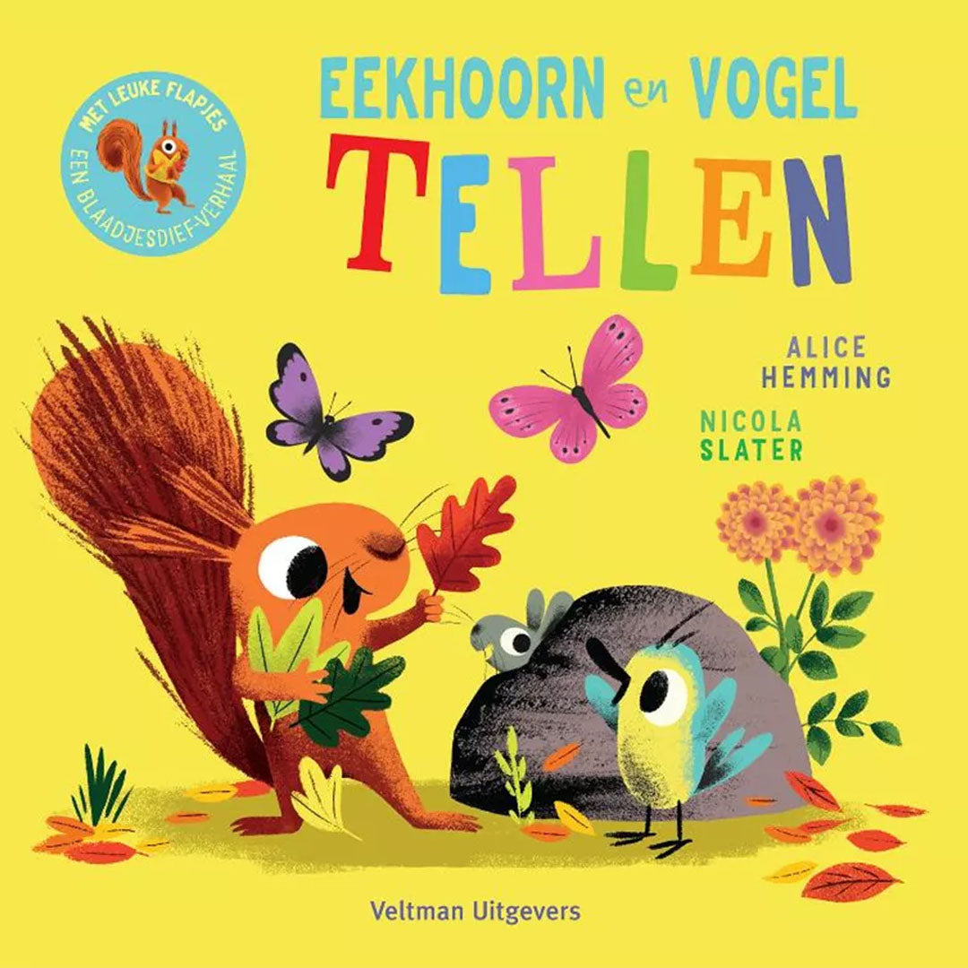 Veltman flapjesboek eekhoorn en vogel tellen.nl