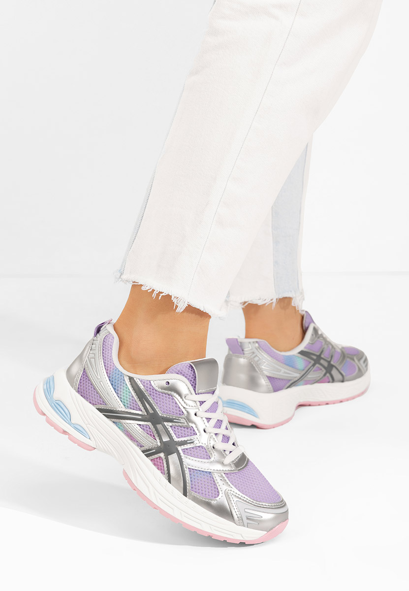 Baskets pour femme mauves Mariska