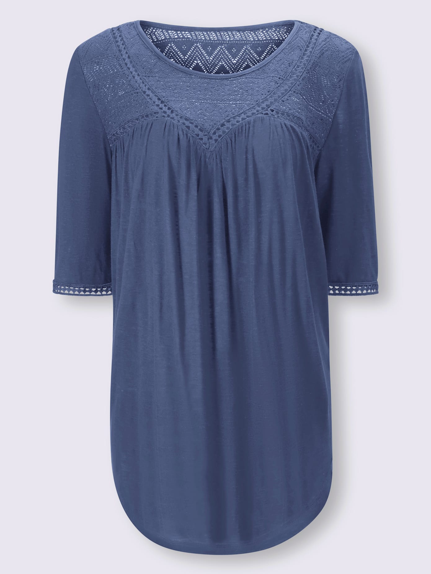 Shirt détails en dentelle tendance