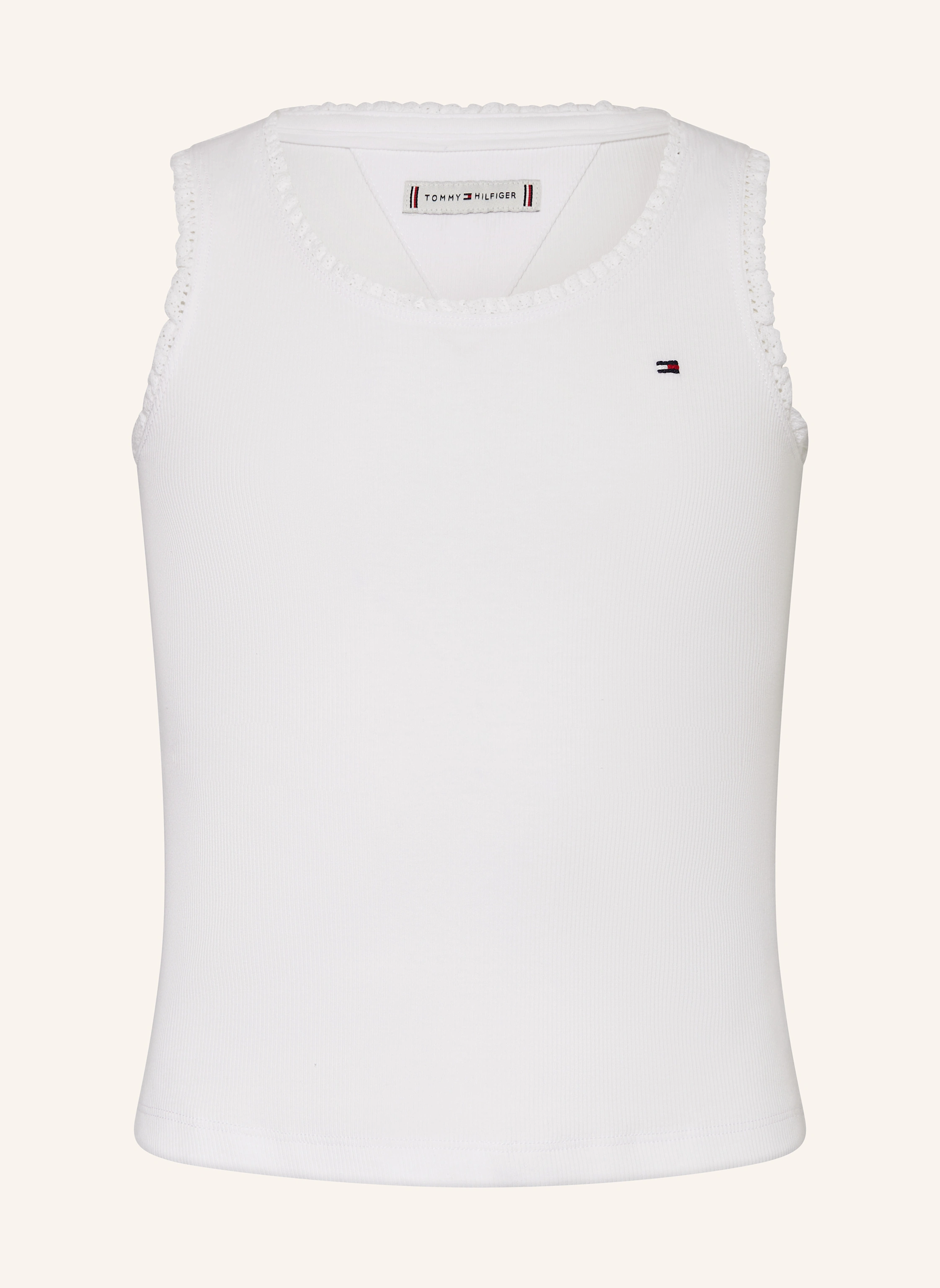 TOMMY HILFIGER Top mit Rüschen