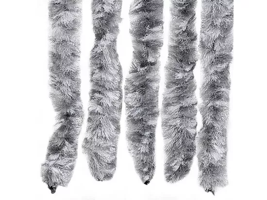 Moustiquaire Blanc et gris 90x200 cm Chenille