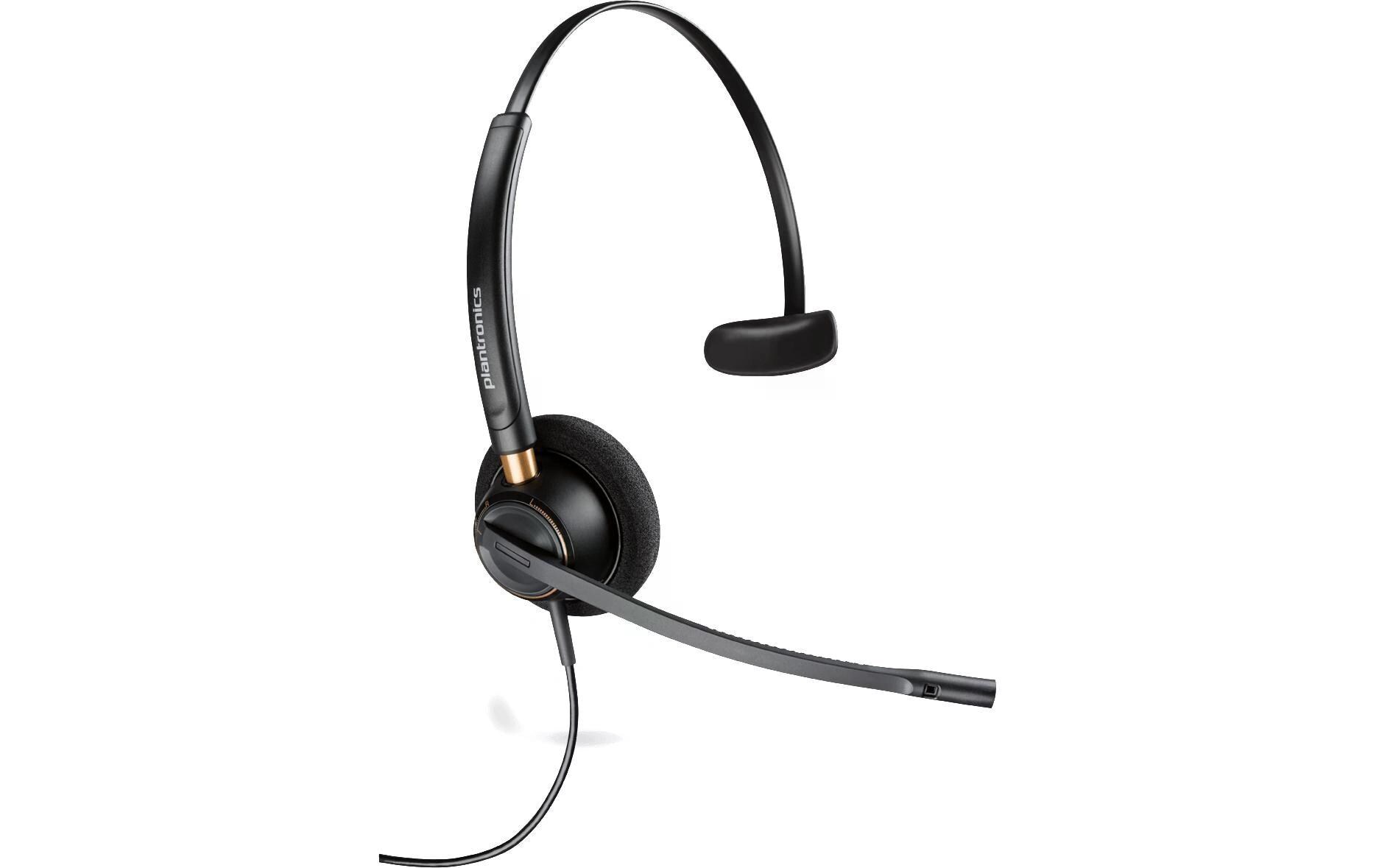 Headset Poly EncorePro HW510 Mono QDContact-Center-Headset, monaural