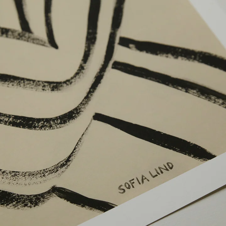 The Poster Club - Waiting von Sofia Lind, 50 x 70 cm