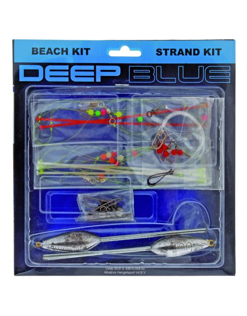 Albatros Deep Blue Ready2fish Beach Kit - Onderlijnen - 3 stuks