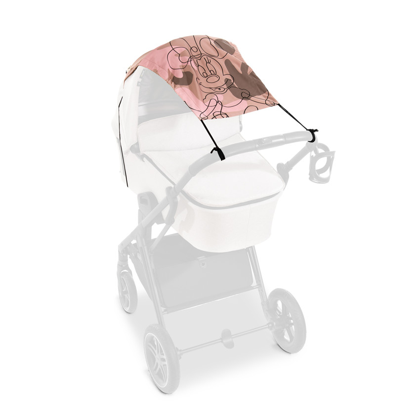 Pare-soleil pour poussette Minnie Mouse Rose