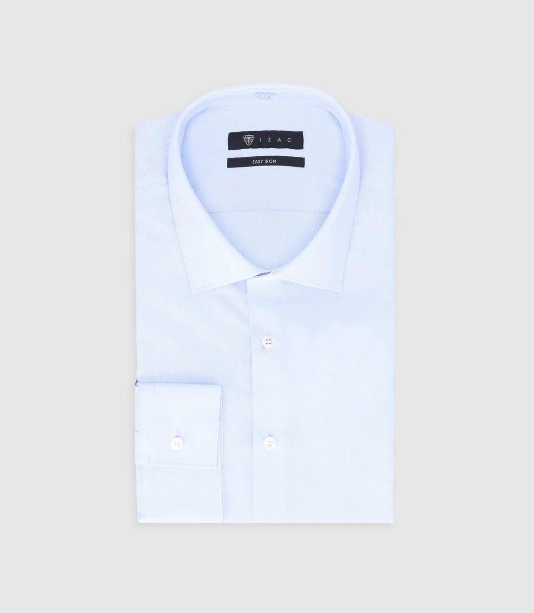 Chemise slim Easy Iron bleu MAXIME