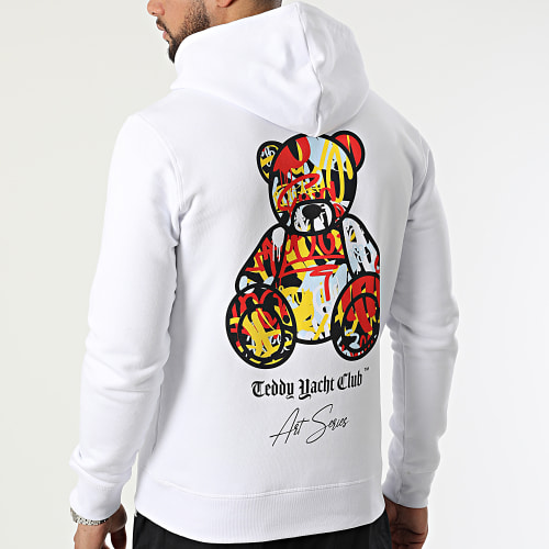 Sweat Capuche Art Series Blanc