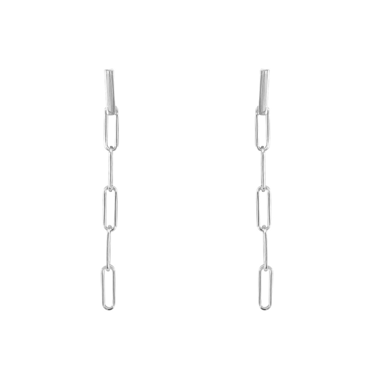 Boucles d'oreilles en argent 925 rhodié