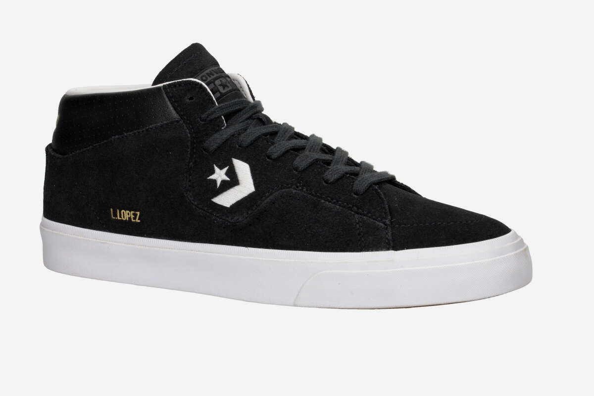 Converse CONS Louie Lopez Pro Mid Schuh (black black white)