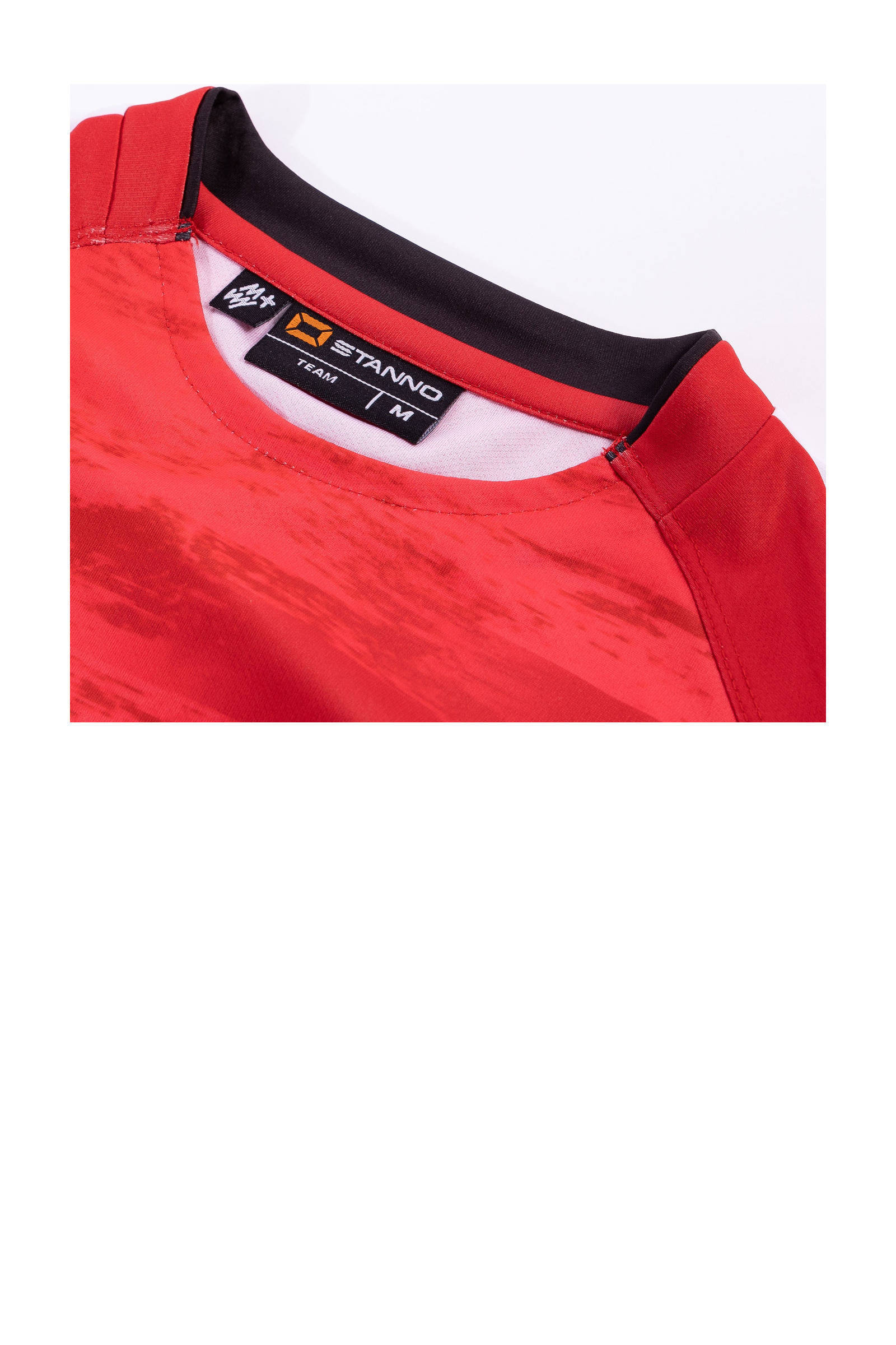 Stanno junior voetbalshirt rood/zwart