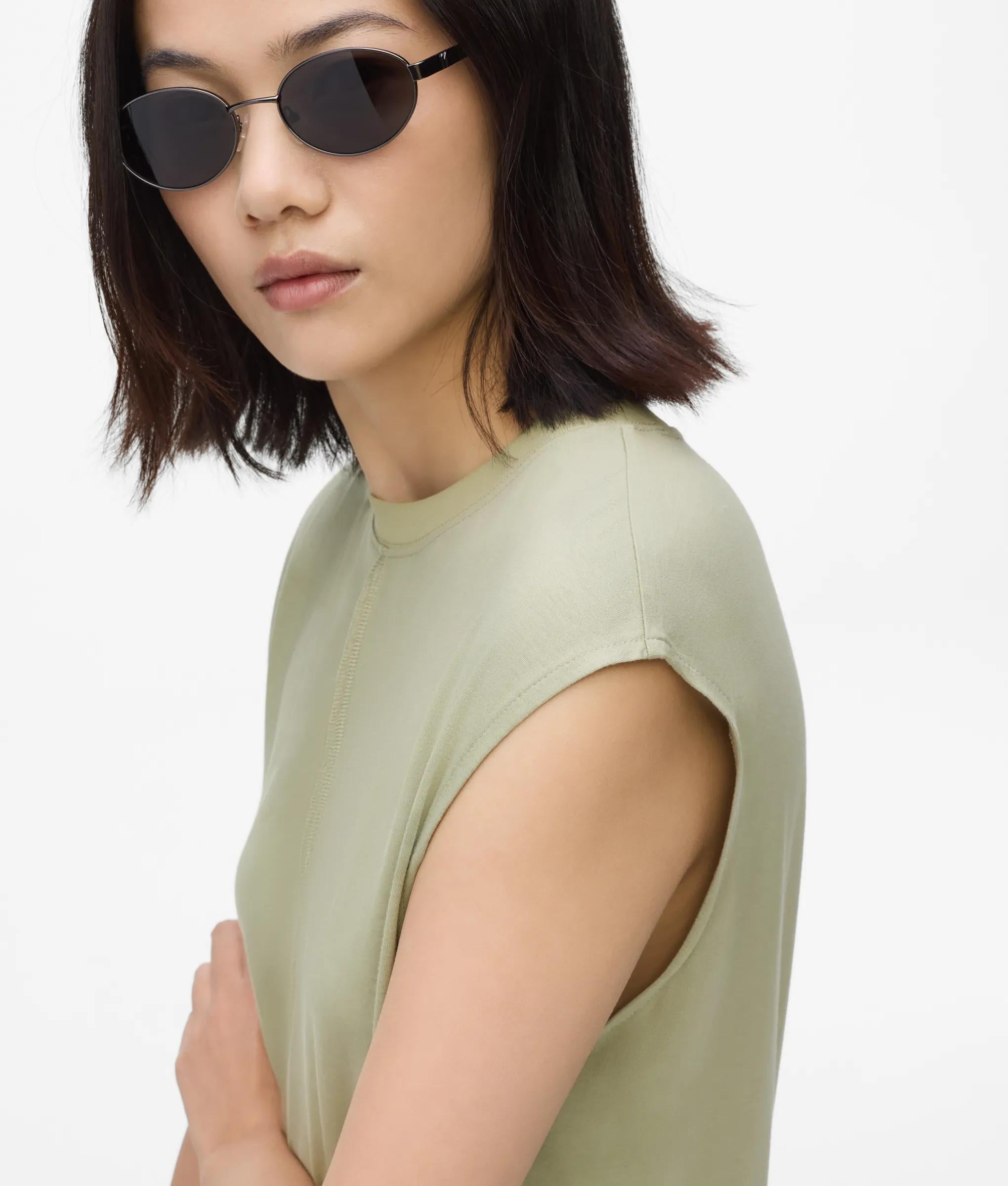 Tanktopjurk met opstaande naad