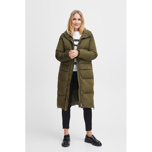 Fransa Lang Vinterjakke, Olive Night, L