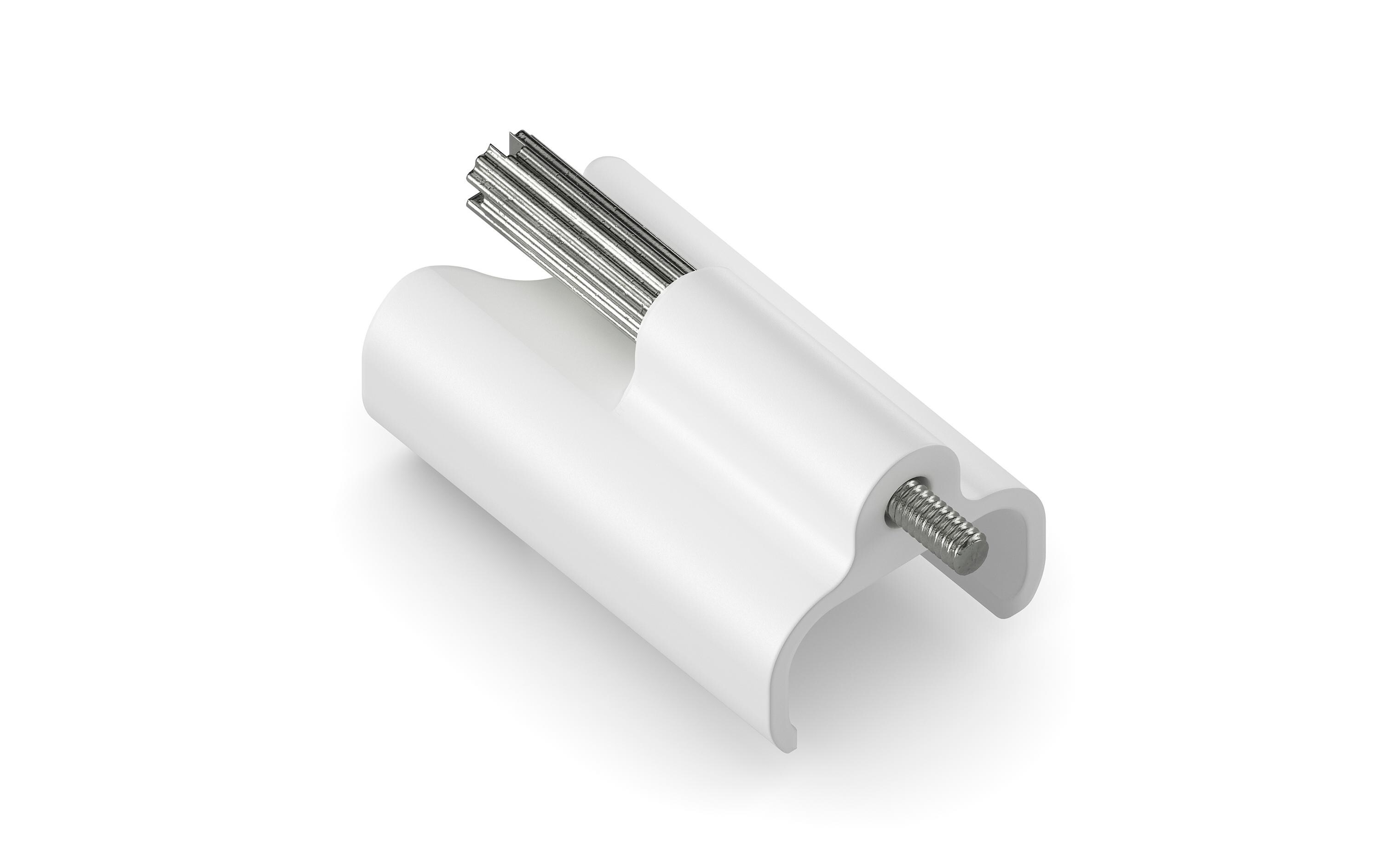 USB-C Verriegelungsclip 10 StückUSB-C True Locking System Clip – PureInstall – Weiss, 10er-Set