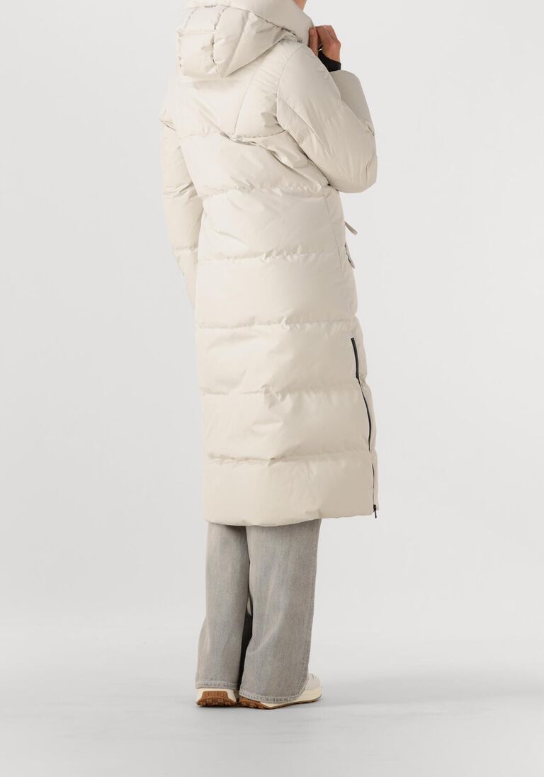ecru woolrich gewatteerde jas gtx coat