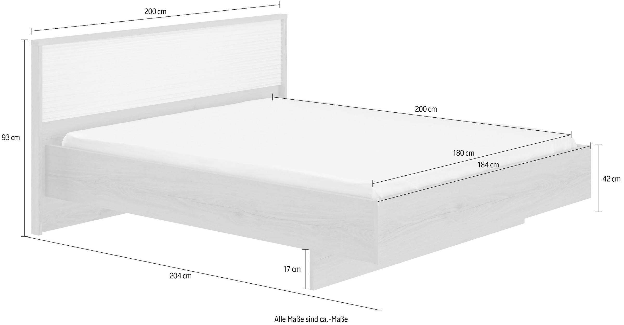 Gami Einzelbett Kopfteil mit Relief