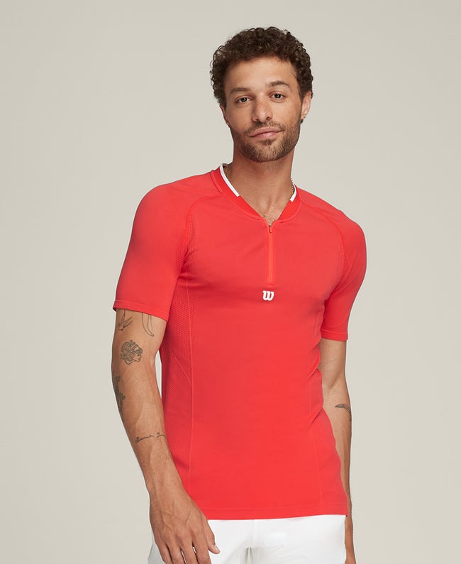 Series Seamless Zip Henley