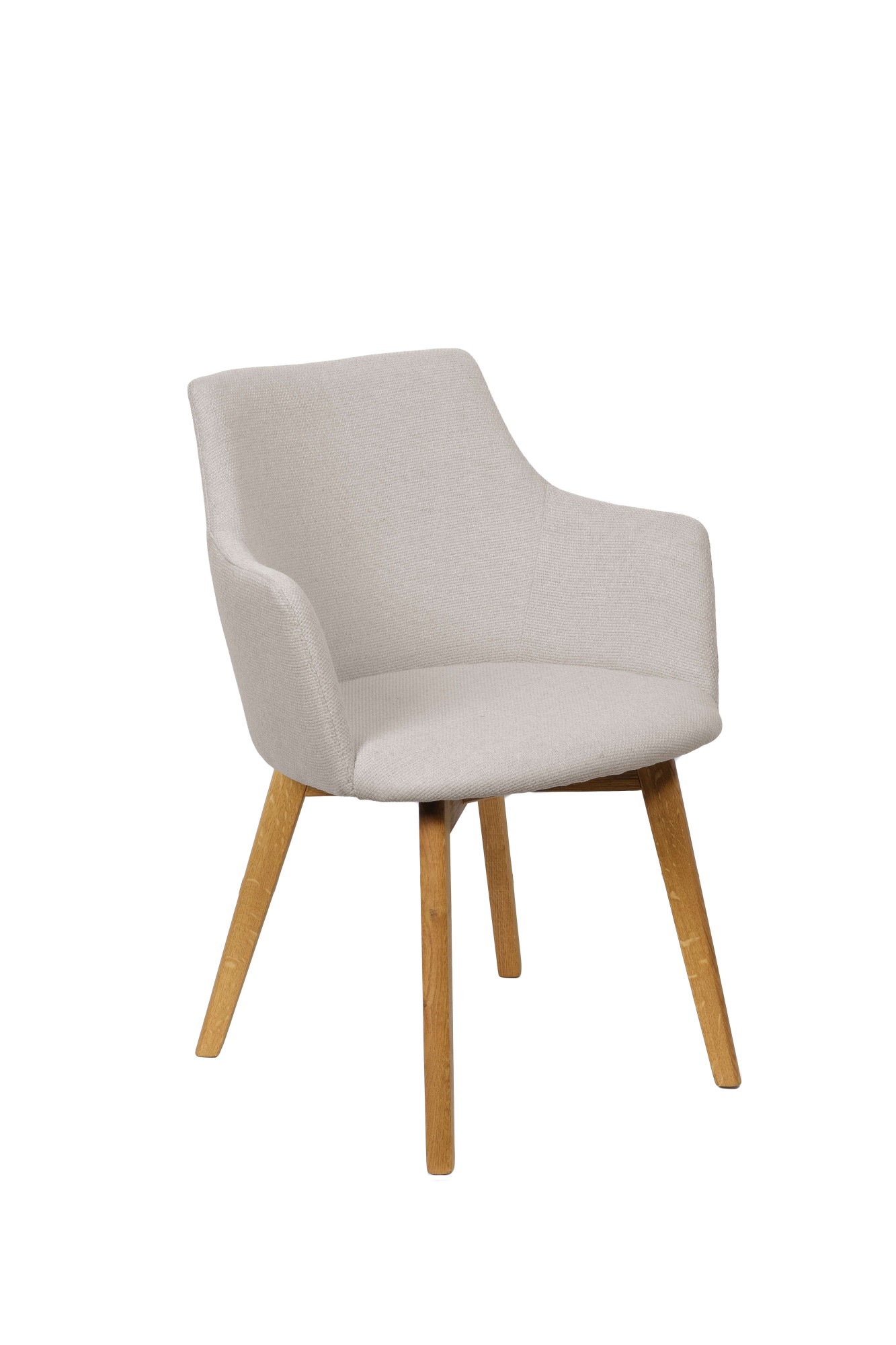 Home affaire Essgruppe »Ena Sitzgruppe für Küche/Esszimmer, Esstisch mit 4 Polsterstühlen 5tlg« Set, 5-tlg, 5 Stk. tlg. Stuhlbeine in Eiche Natur oder Buche Schwarz, Tisch 180 cm, U-Gestell