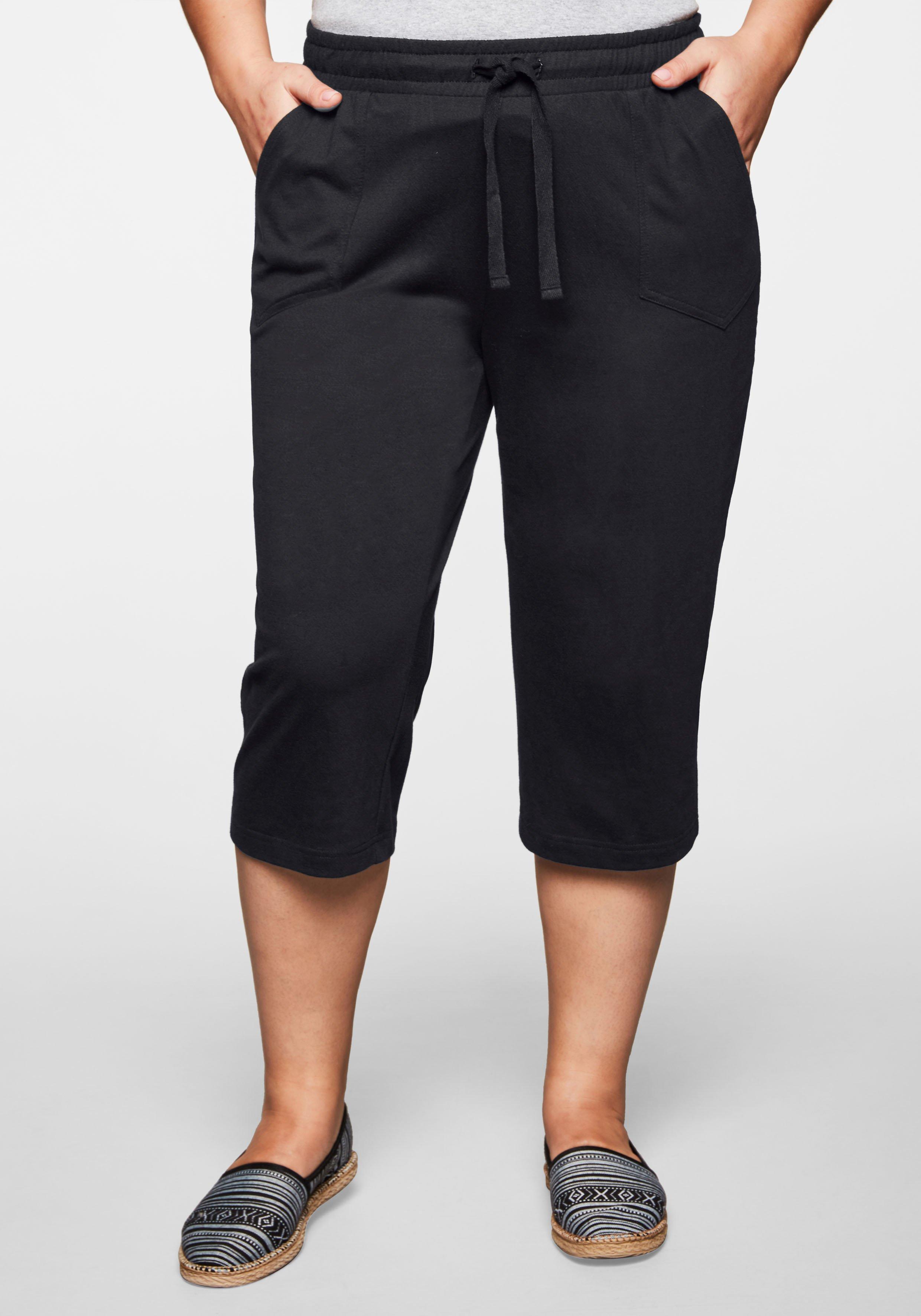 3/4-Hose mit Schlupfbund, aus Jersey
