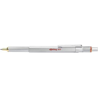 Stylo à bille rétractable 800, argent