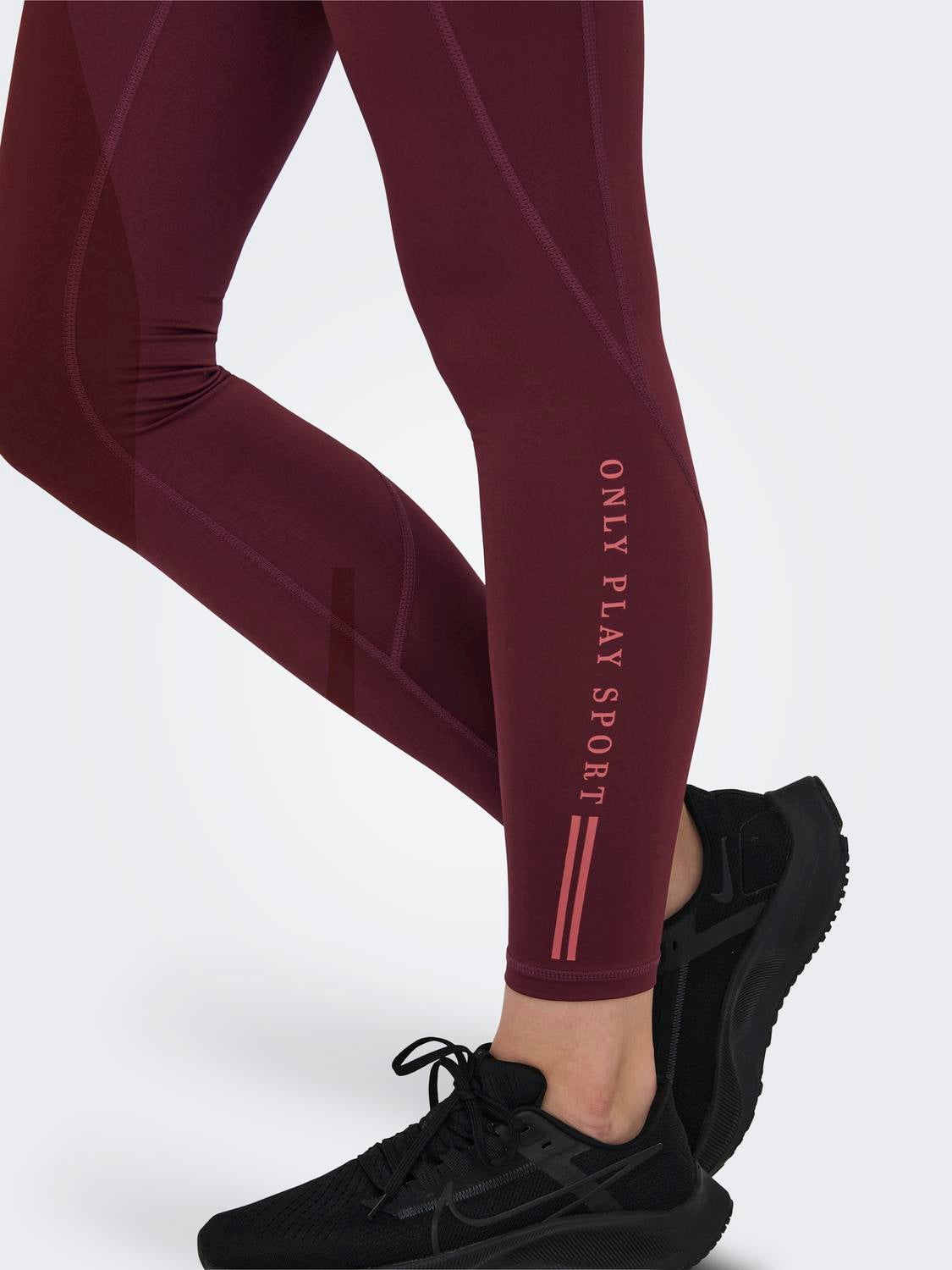 ONPJAM-SWEET-1 Hohe Taille Enger Schnitt Sportleggings Windsor Wine