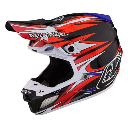 Casque cross TroyLee design SE5 ECE COMPOSITE INFERNO MIPS 2023 - Rouge