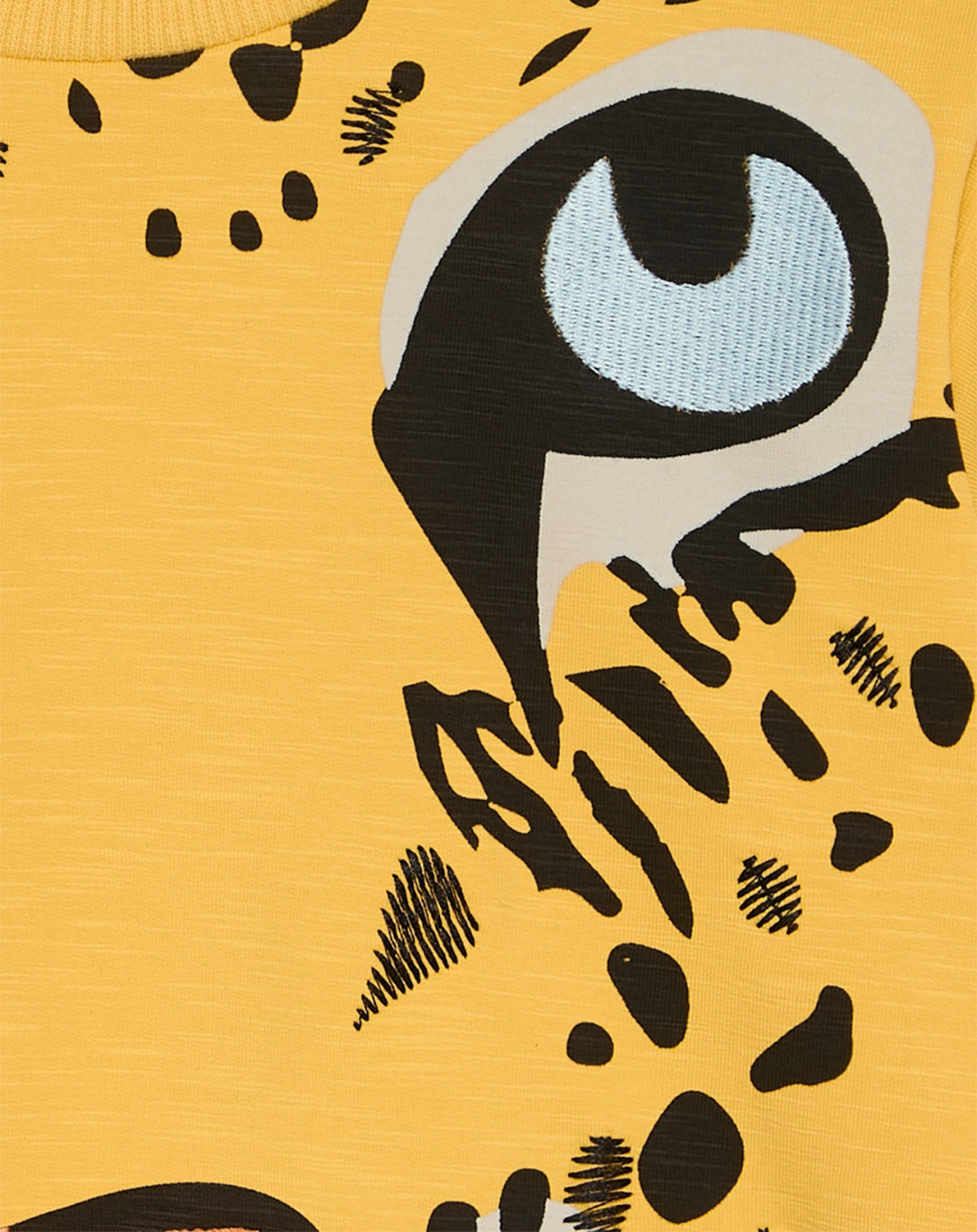 Sweatshirt SEJER TIGER in ochre