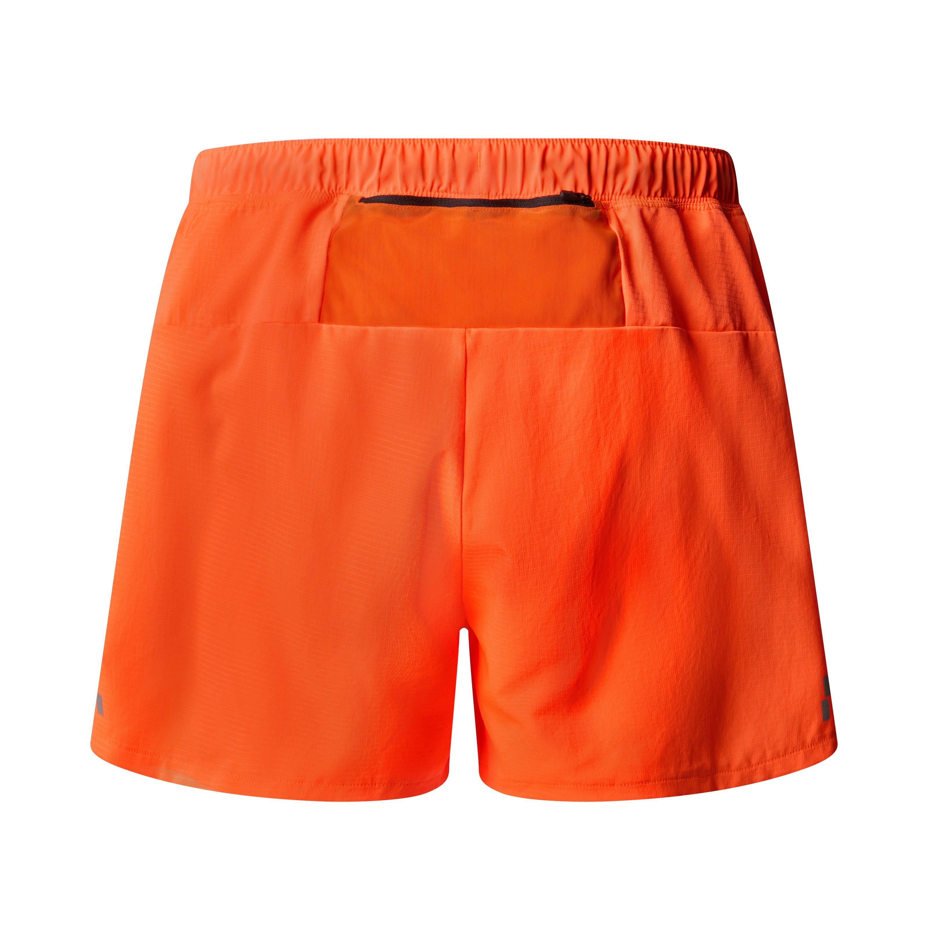 The North Face TNF Sunriser 5 inch Vivid Flame Running Shorts Mens